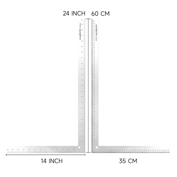 L Square Ruler Pattern Making Kearing 60cm & 24” Aluminium L Square Ruler » Fashion Workroom