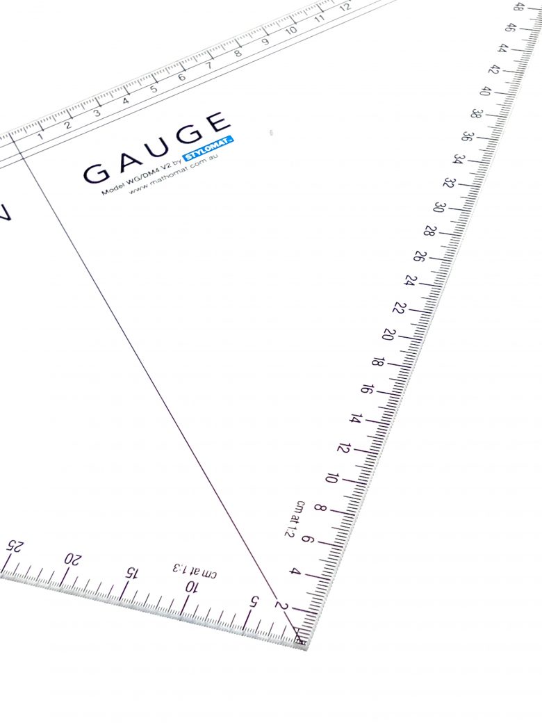 Kearing Aluminium Sewing Gauge 6/15cm with Sliding Ruler » Fashion Workroom