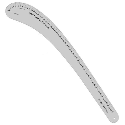 Flexible French Curve Ruler with Grading Rule - 76cm » Fashion Workroom